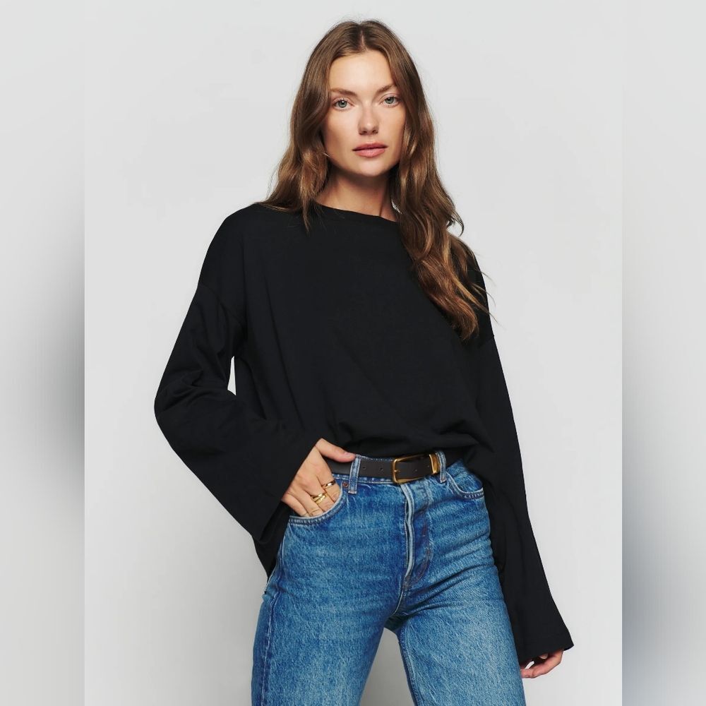 Reformation Oversized Long Sleeve Tee